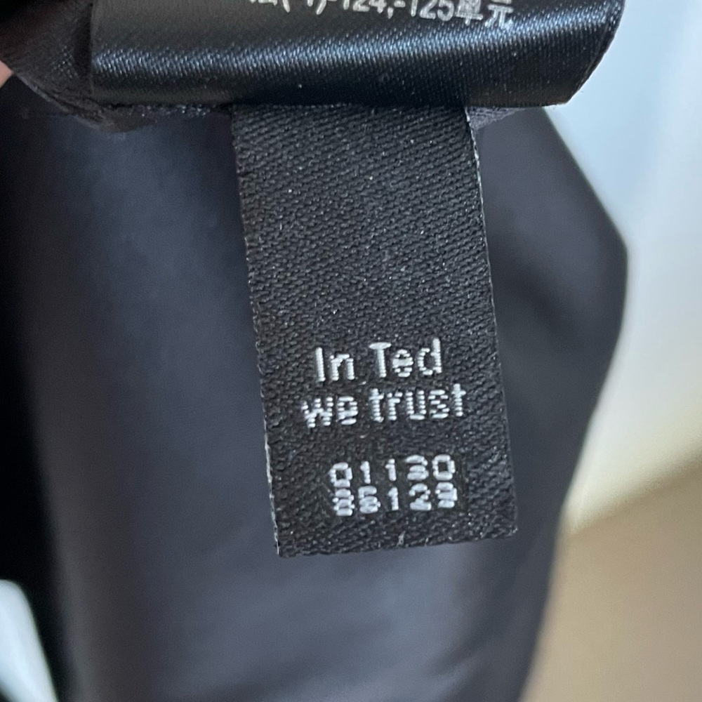 Ted Baker Saloted Sleeveless Black Wool Blend Sheath Dress - Size 4 - Picture 7 of 8